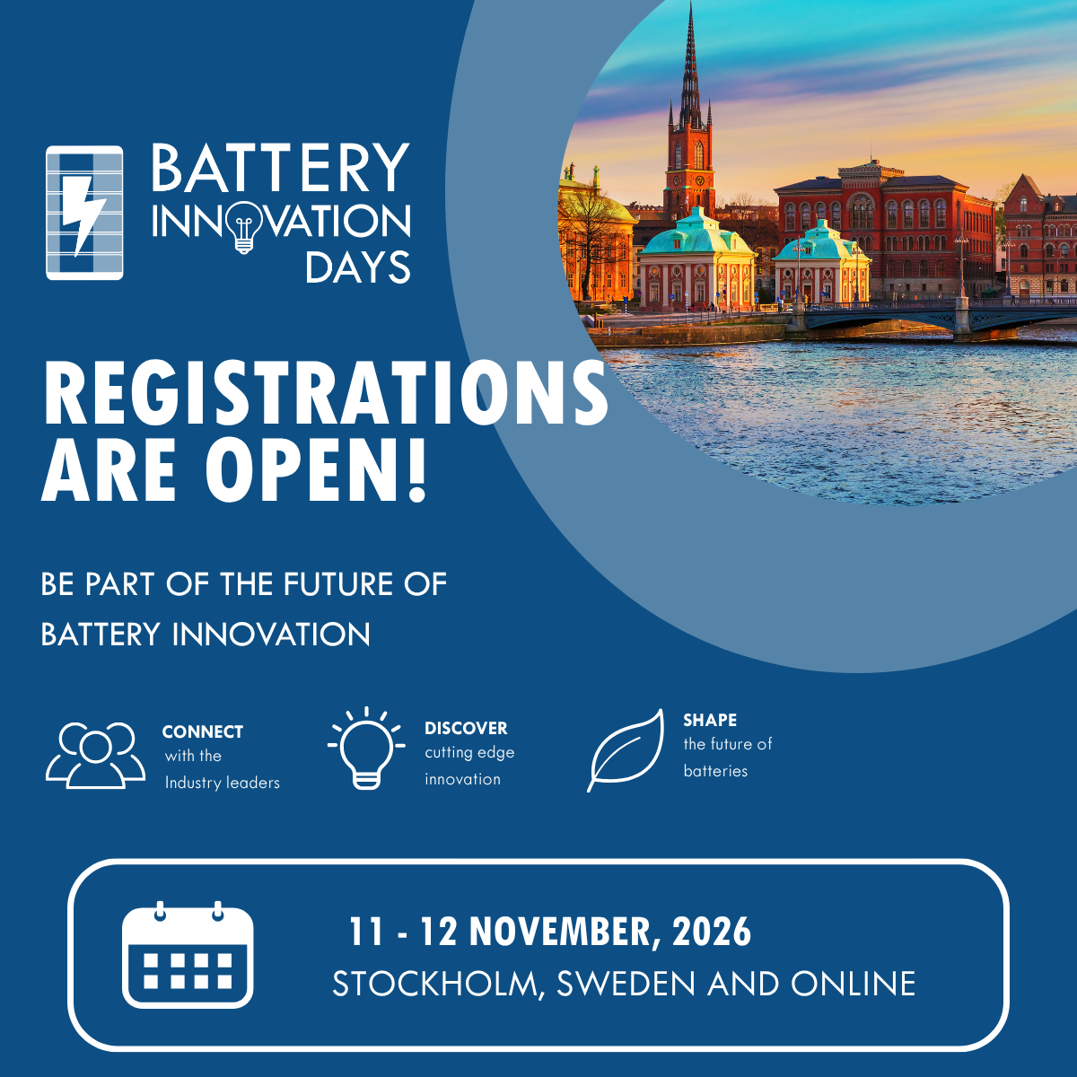 Battery Innovation Days 2025 banner